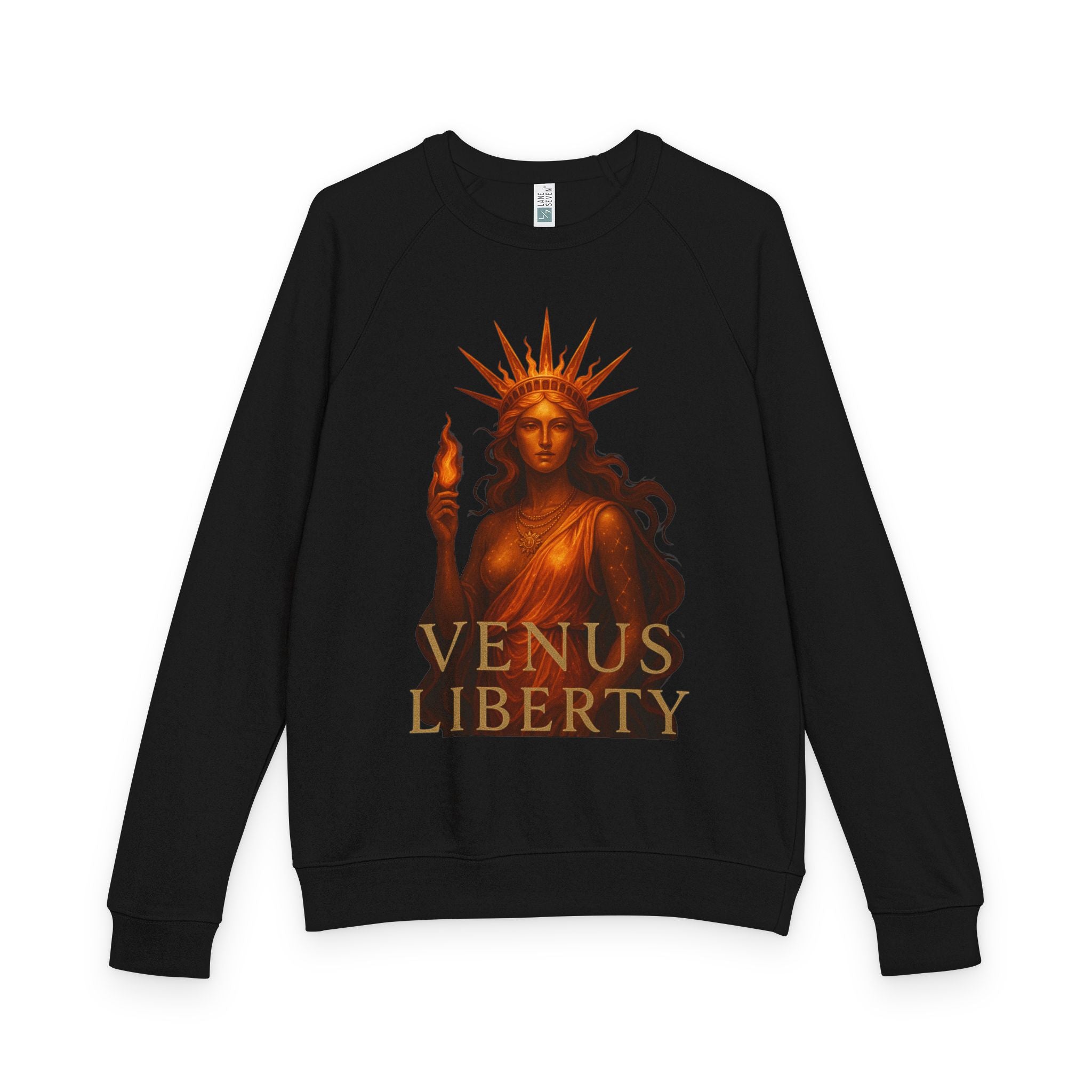 Statue of Venus Liberty Crewneck Sweater