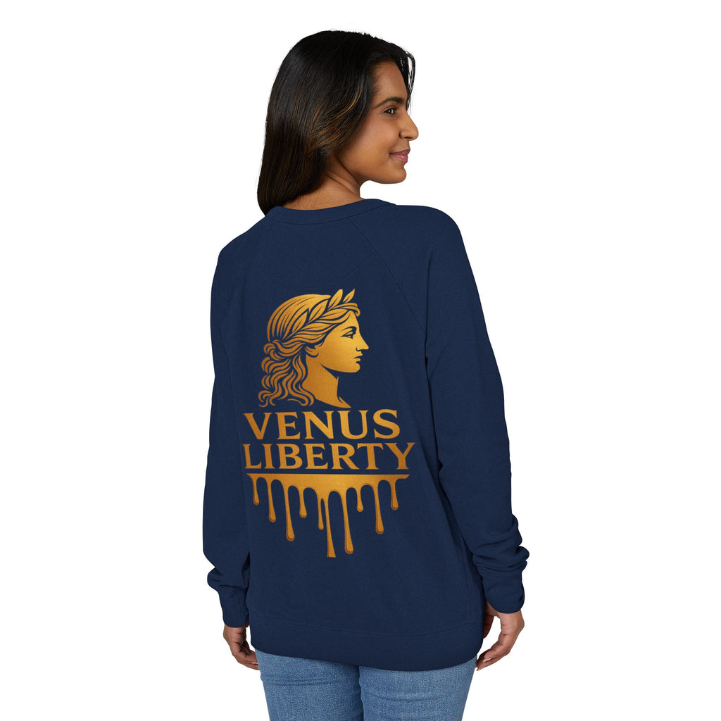 Statue of  Venus Liberty Crewneck Sweatshirt, Cozy Sweatshirt