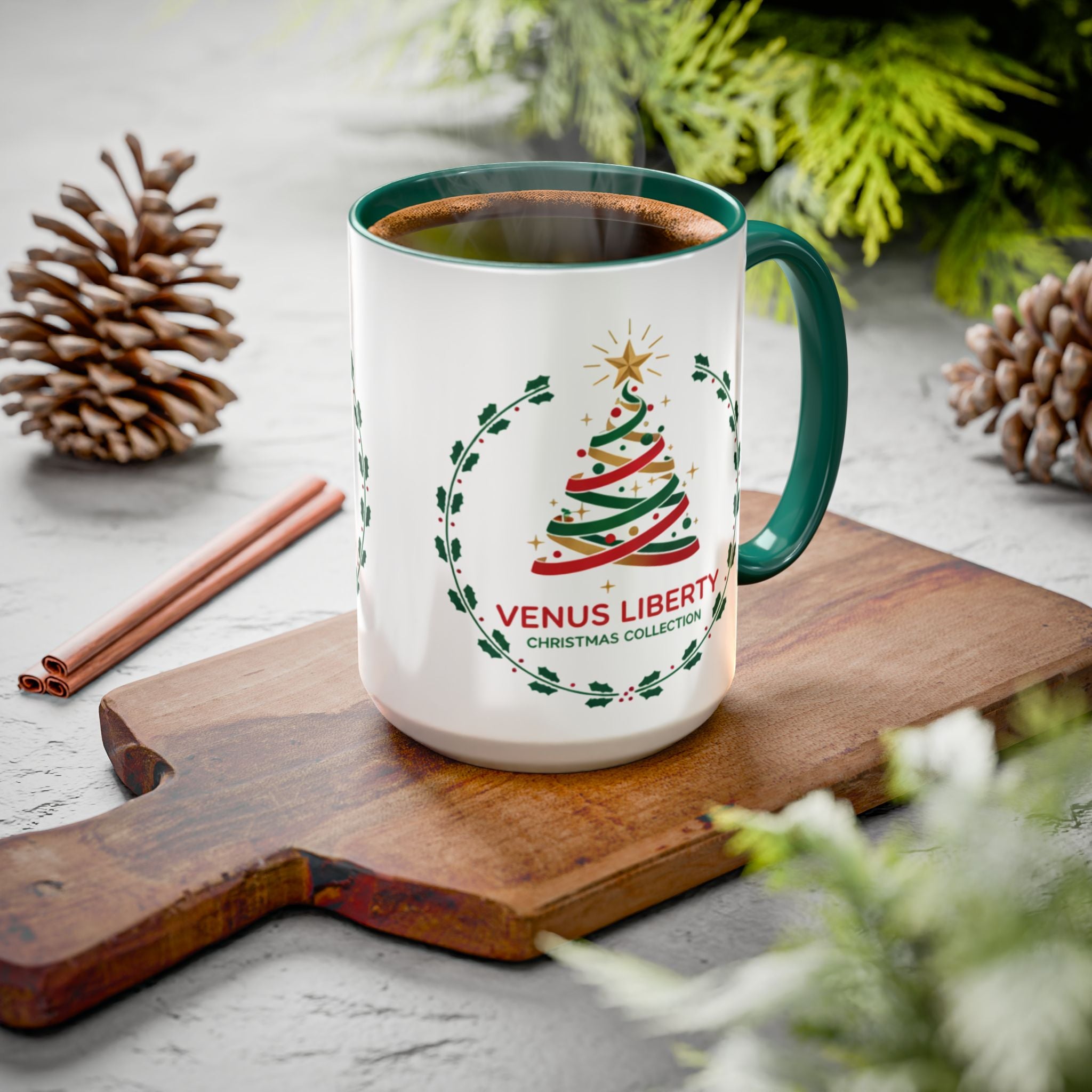 Venus Liberty Christmas Collection Mug