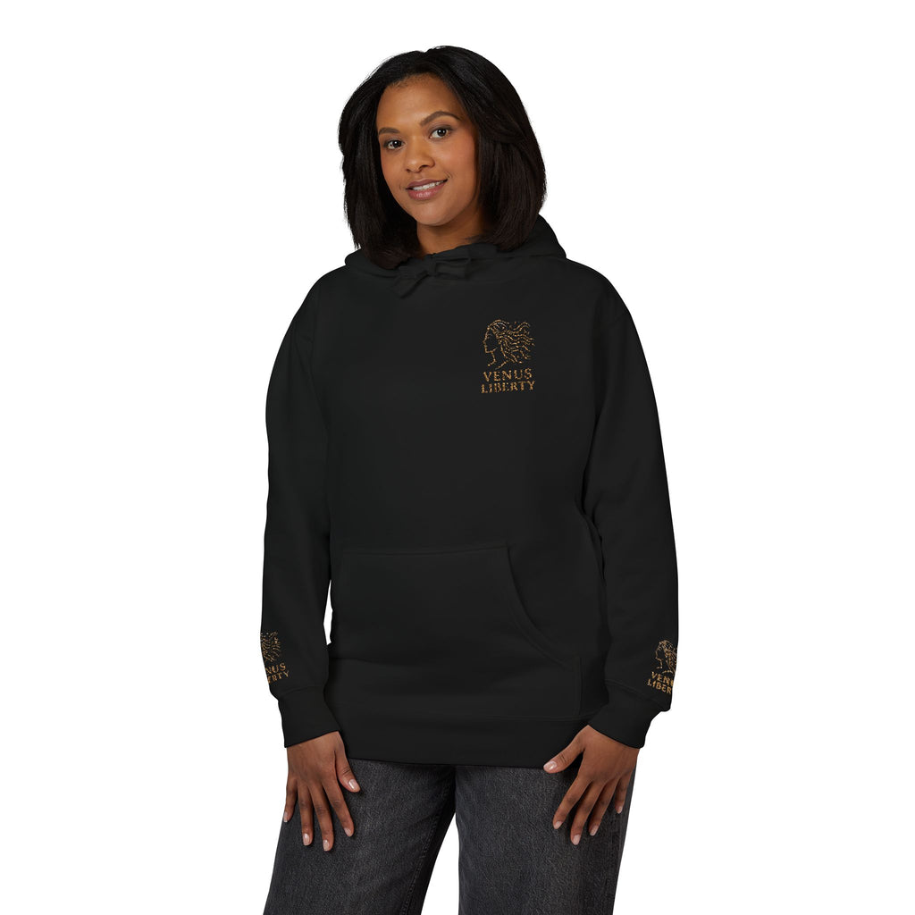 Venus Liberty Cozy Nature-Inspired Winter Fleece Hoodie