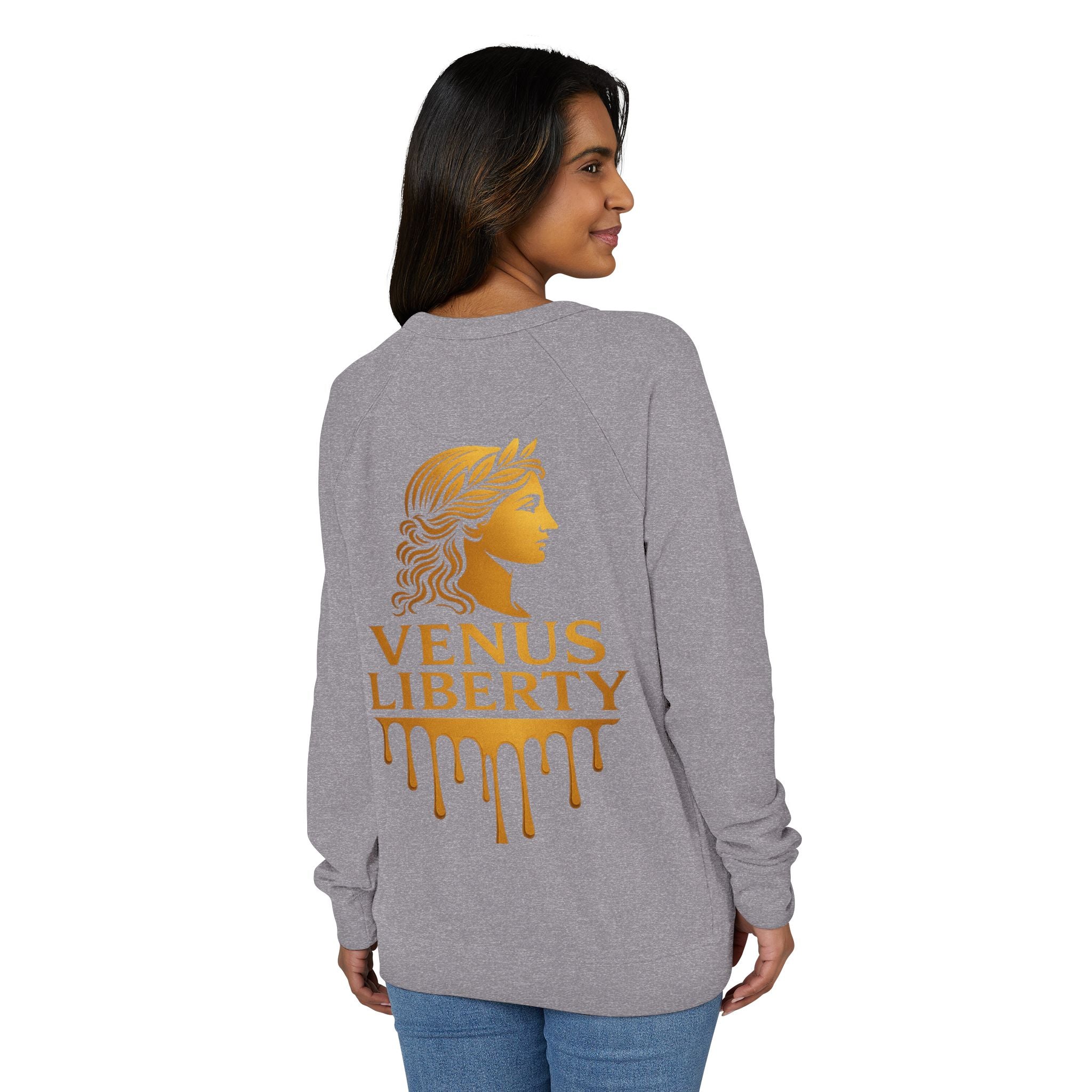 Statue of  Venus Liberty Crewneck Sweatshirt, Cozy Sweatshirt
