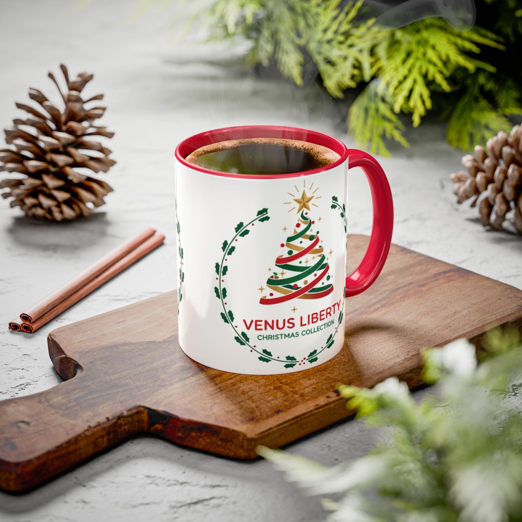 Venus Liberty Christmas Collection Mug