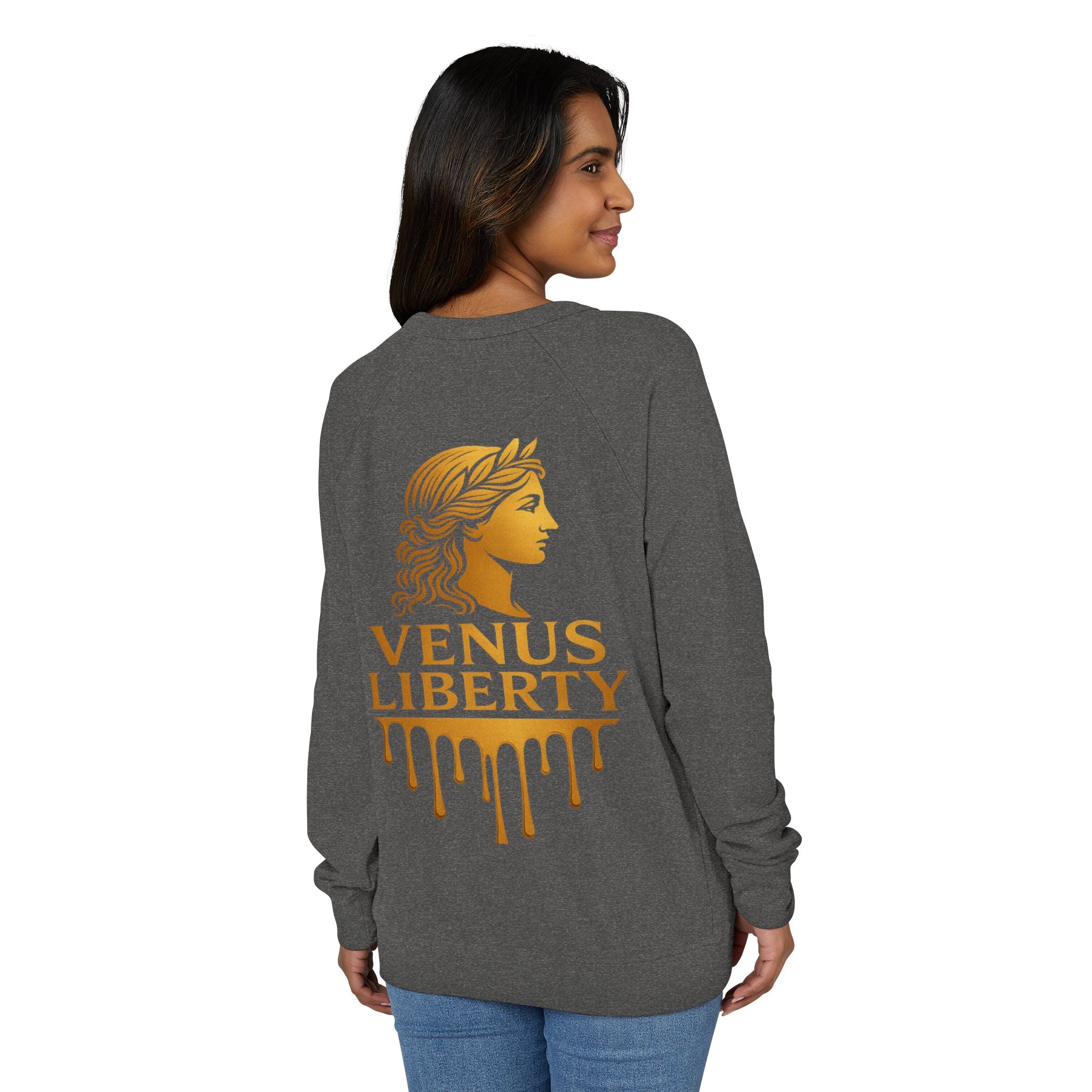 Statue of  Venus Liberty Crewneck Sweatshirt, Cozy Sweatshirt