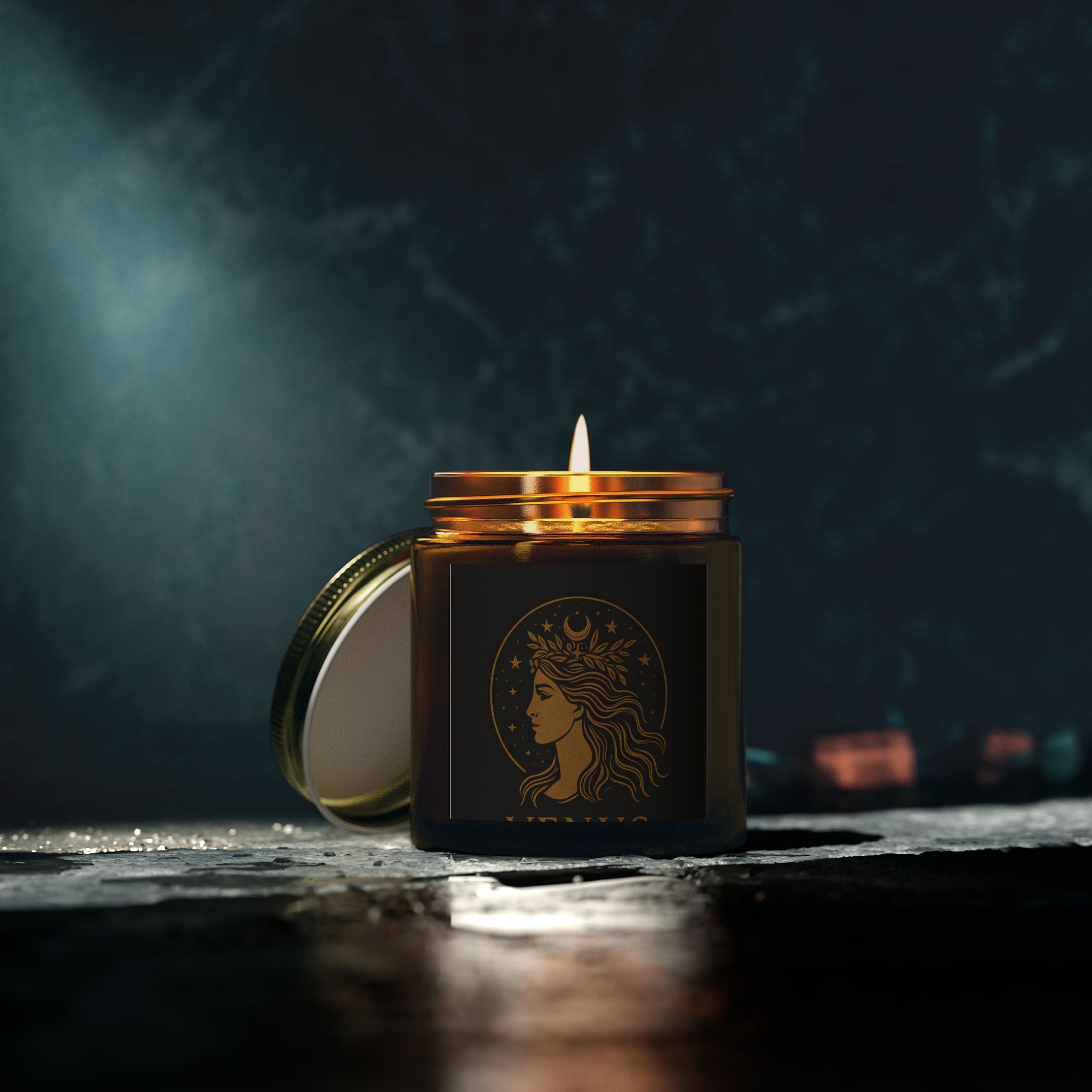 Venus Liberty Coconut Apricot Scented Candle