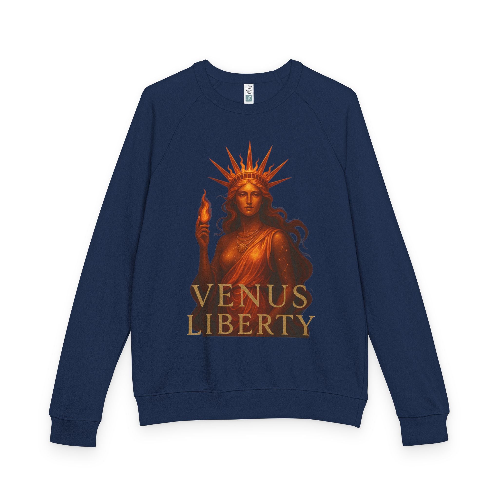 Statue of  Venus Liberty Crewneck Sweatshirt, Cozy Sweatshirt