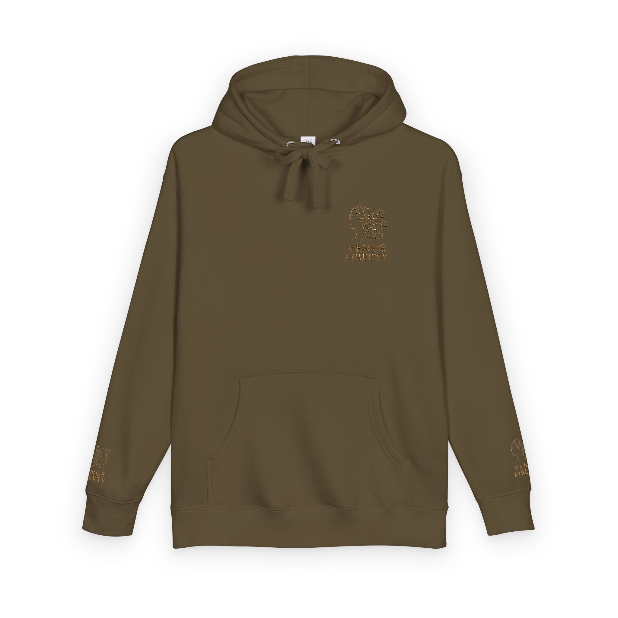 Venus Liberty Cozy Nature-Inspired Winter Fleece Hoodie