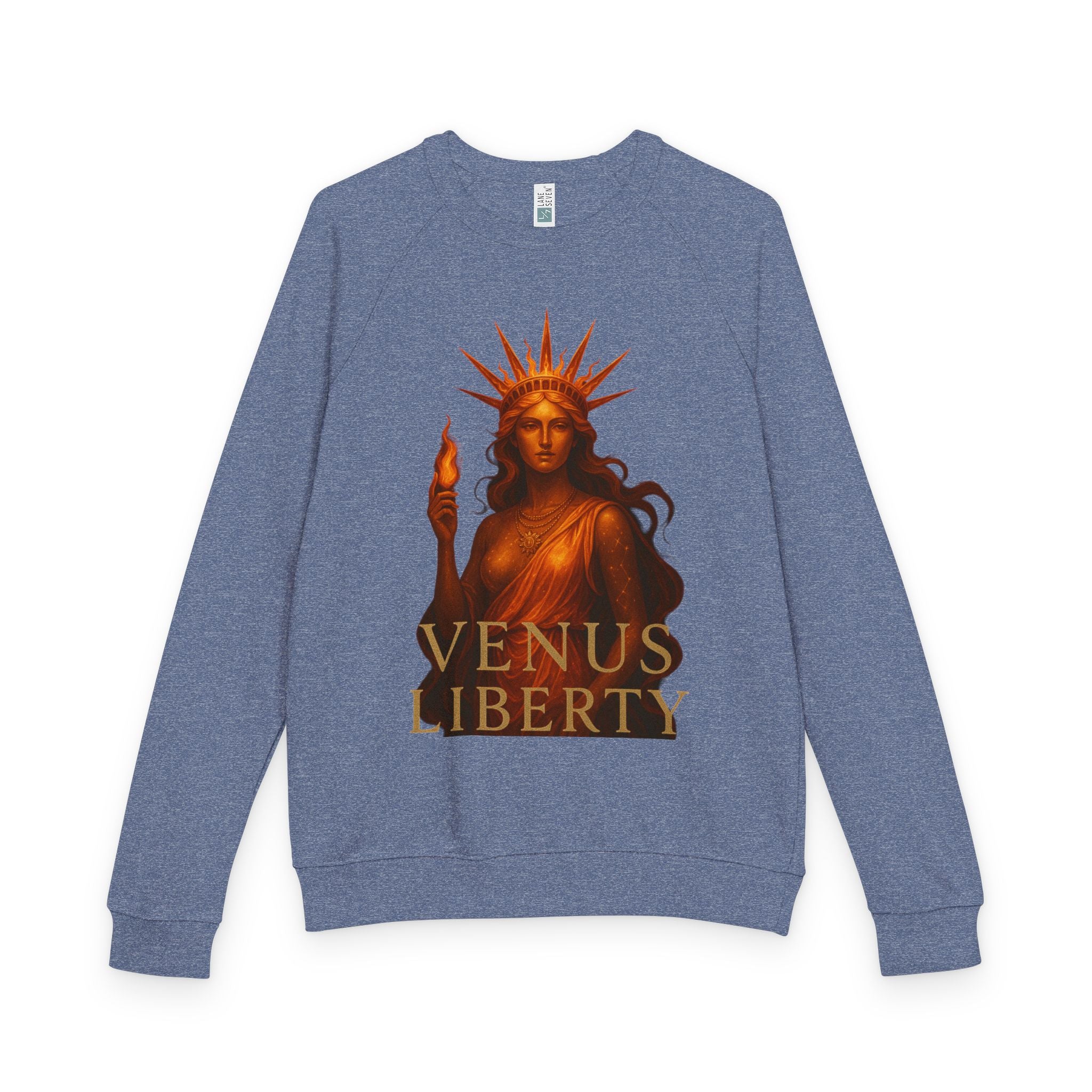 Statue of  Venus Liberty Crewneck Sweatshirt, Cozy Sweatshirt