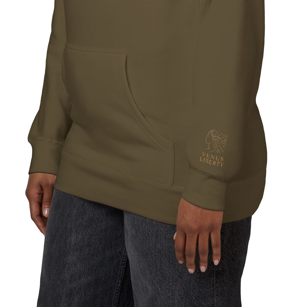 Venus Liberty Cozy Nature-Inspired Winter Fleece Hoodie