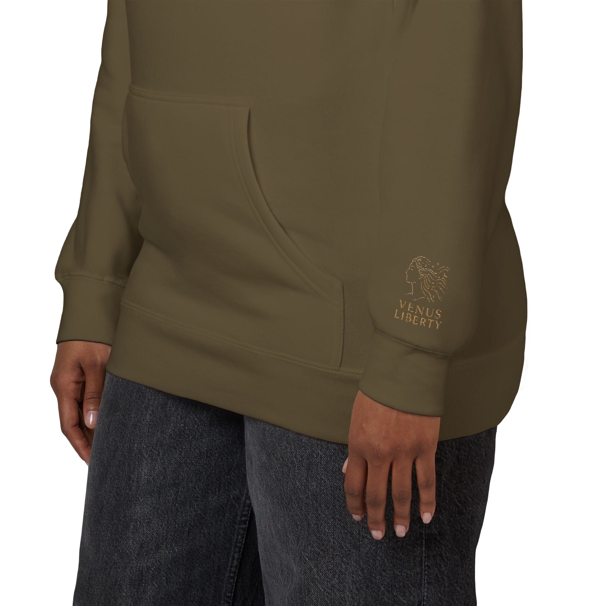 Venus Liberty Cozy Nature-Inspired Winter Fleece Hoodie