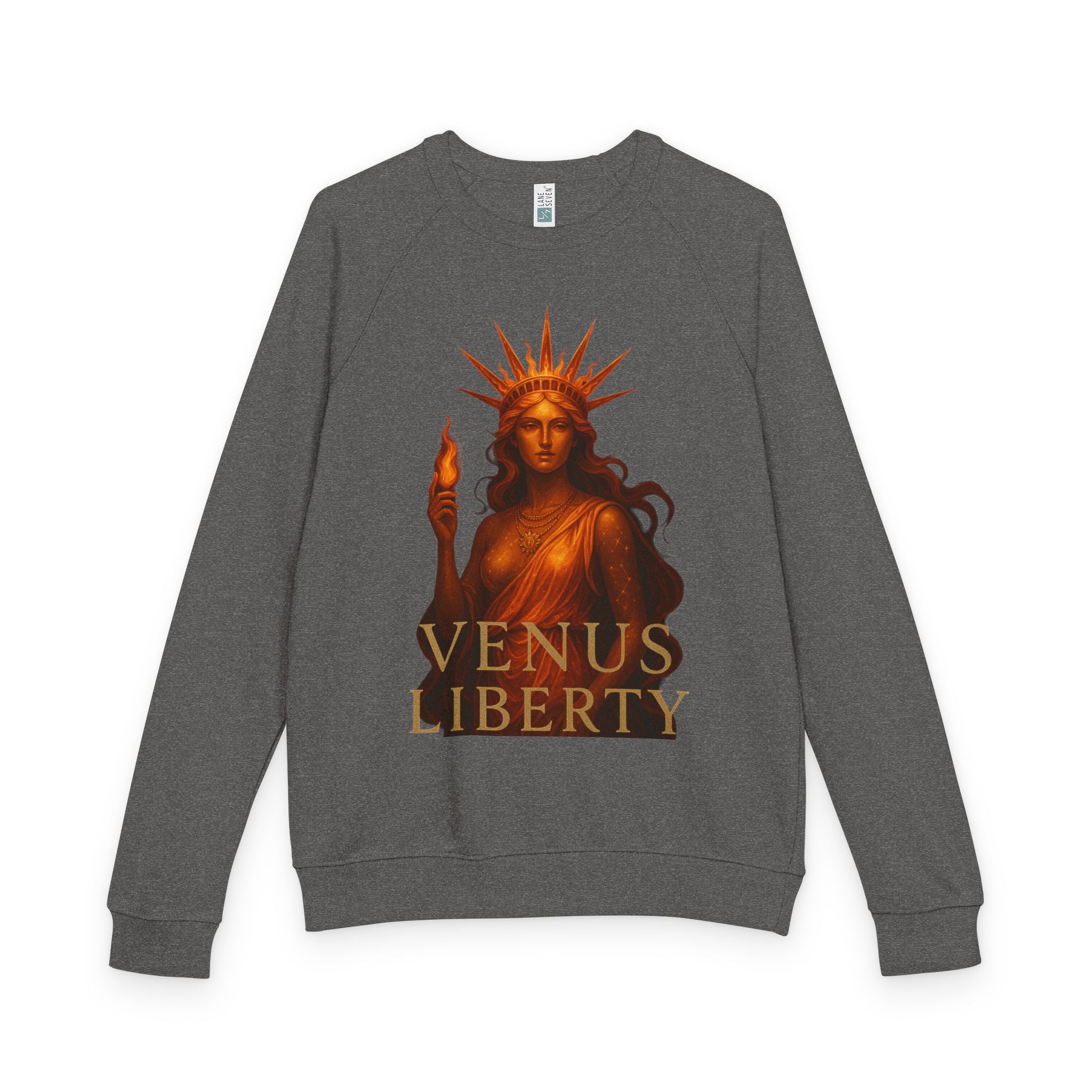 Statue of  Venus Liberty Crewneck Sweatshirt, Cozy Sweatshirt