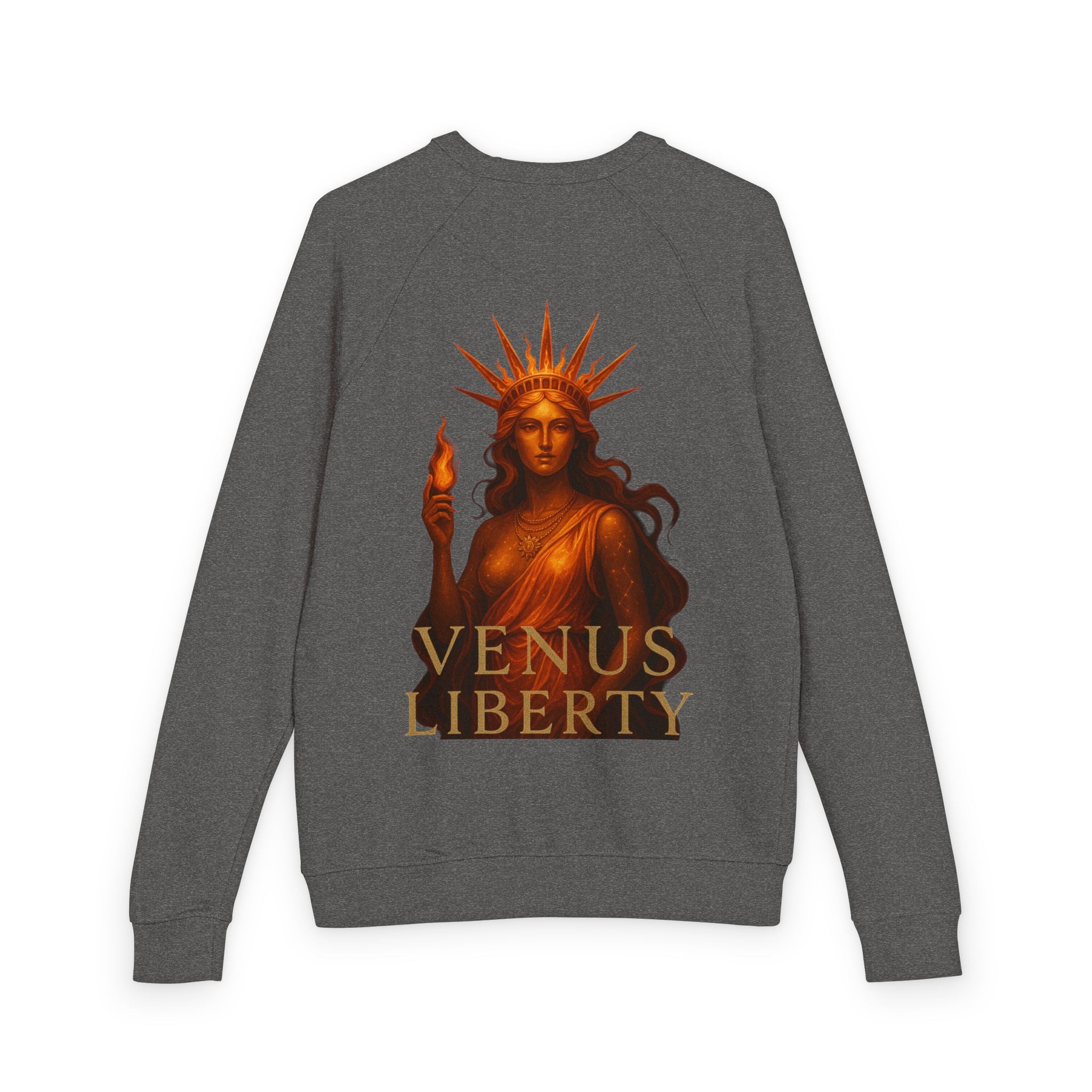 Statue of  Venus Liberty Crewneck Sweatshirt, Cozy Sweatshirt