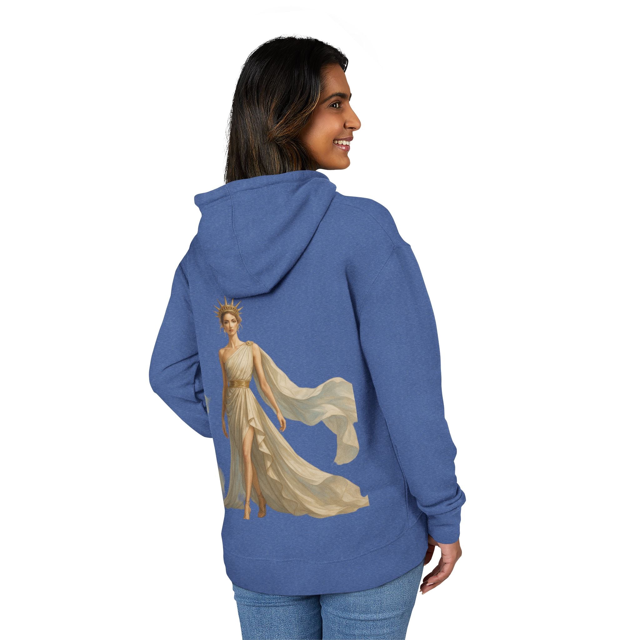 Elegant Women's Hoodie with Venus Liberty Design