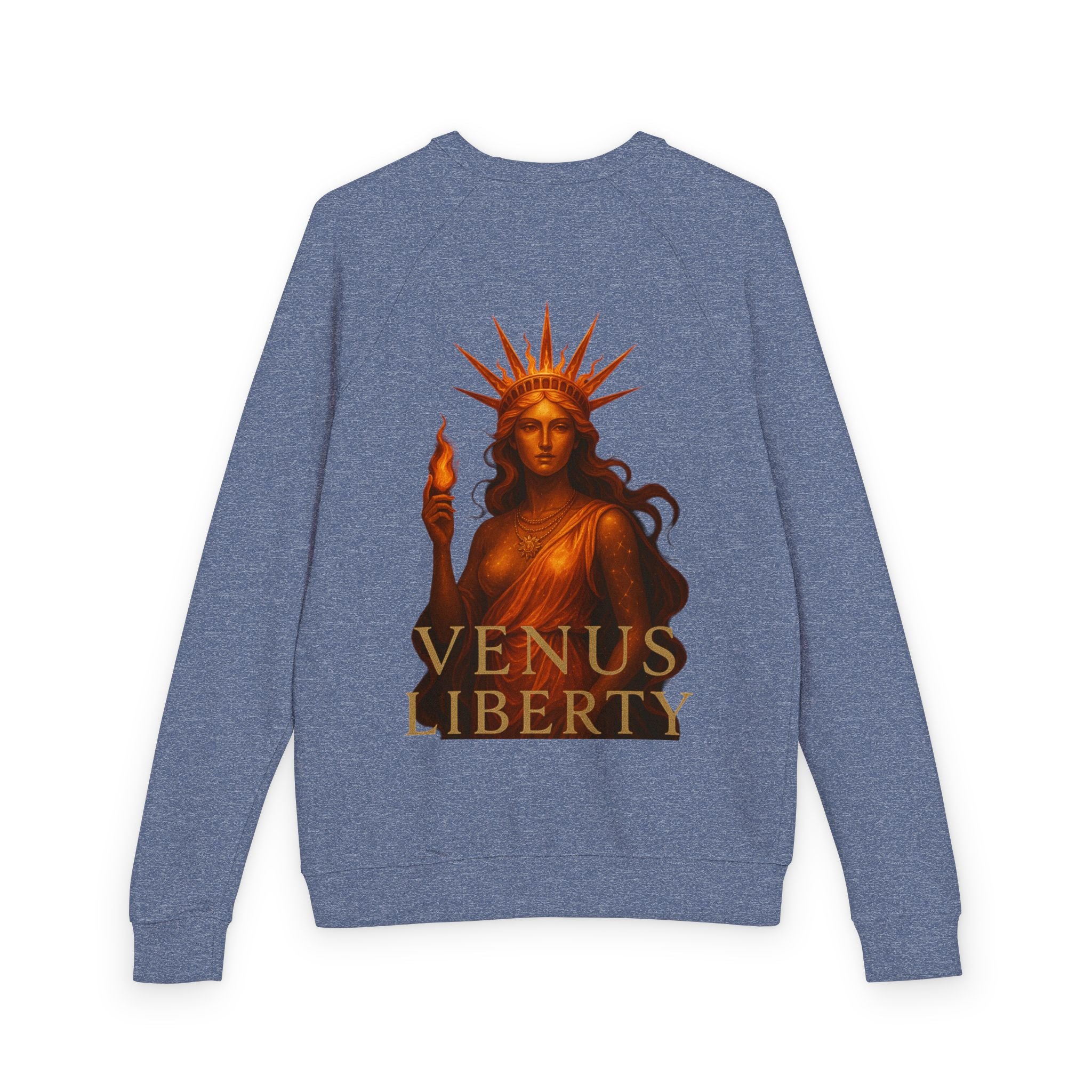 Statue of  Venus Liberty Crewneck Sweatshirt, Cozy Sweatshirt