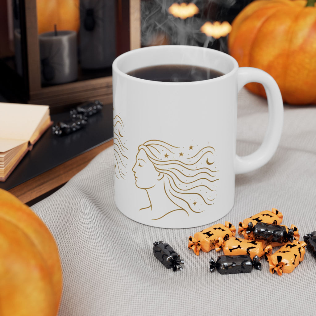 Venus Liberty Celestial Goddess Ceramic Mug
