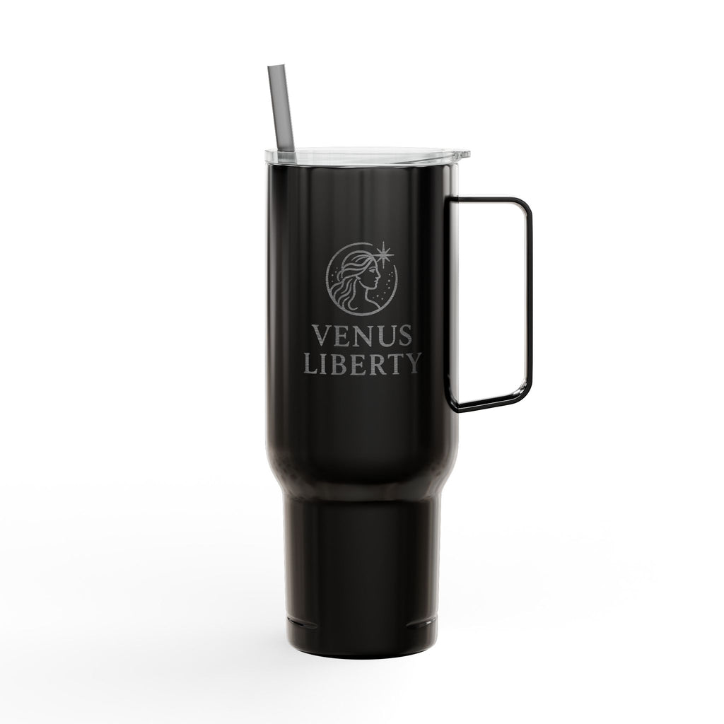 Venus Liberty Insulated Tumbler, 40oz Travel Mug, Personalized Drinkware, Gifts for Her, Outdoor Adventure Cups