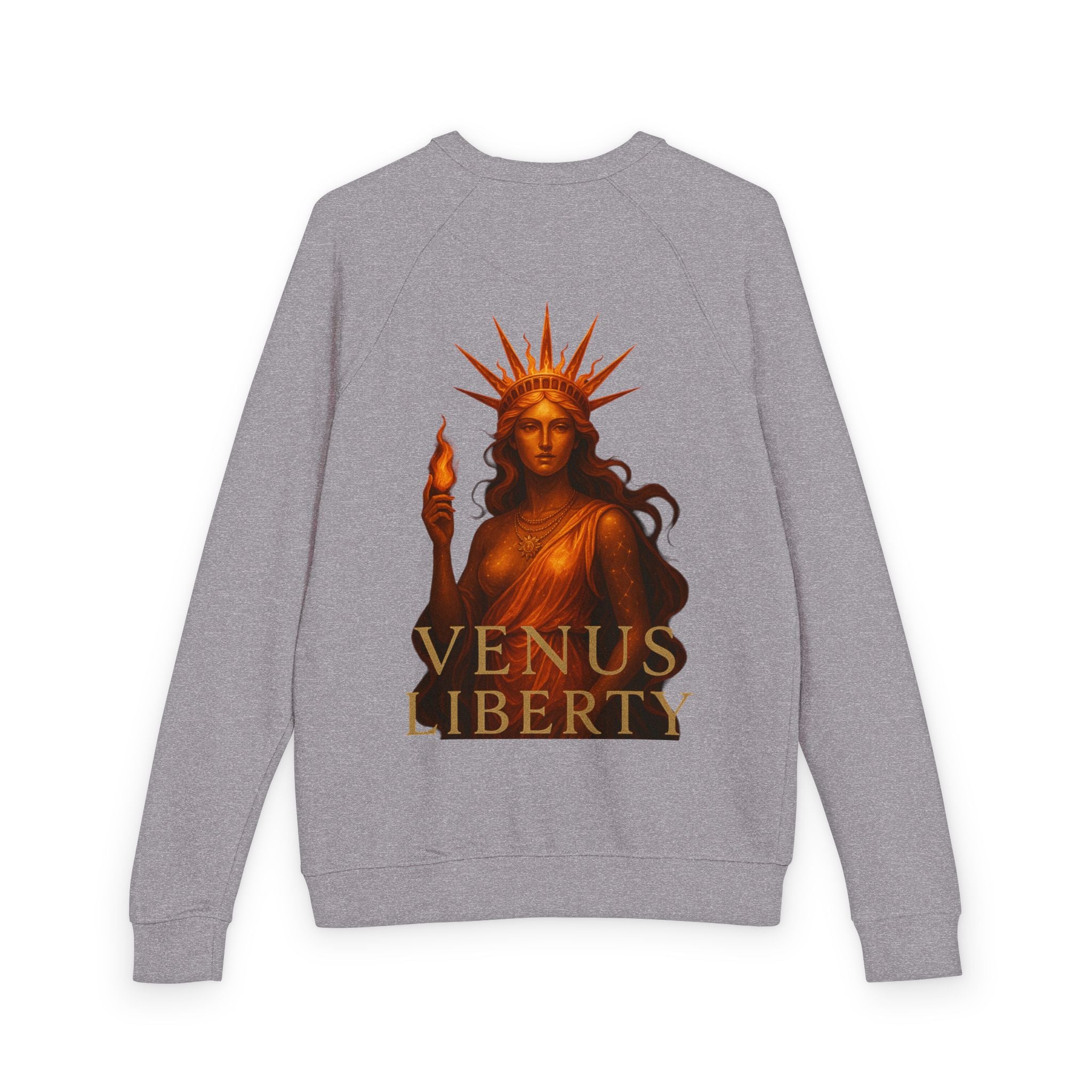 Statue of  Venus Liberty Crewneck Sweatshirt, Cozy Sweatshirt
