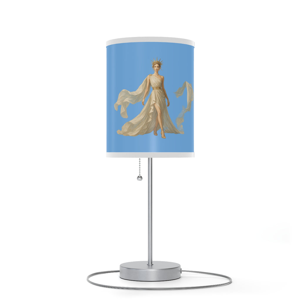 Venus Liberty Hand-Painted Decorative Lamp – Unique Boho Nightstand & Home Accent Lighting