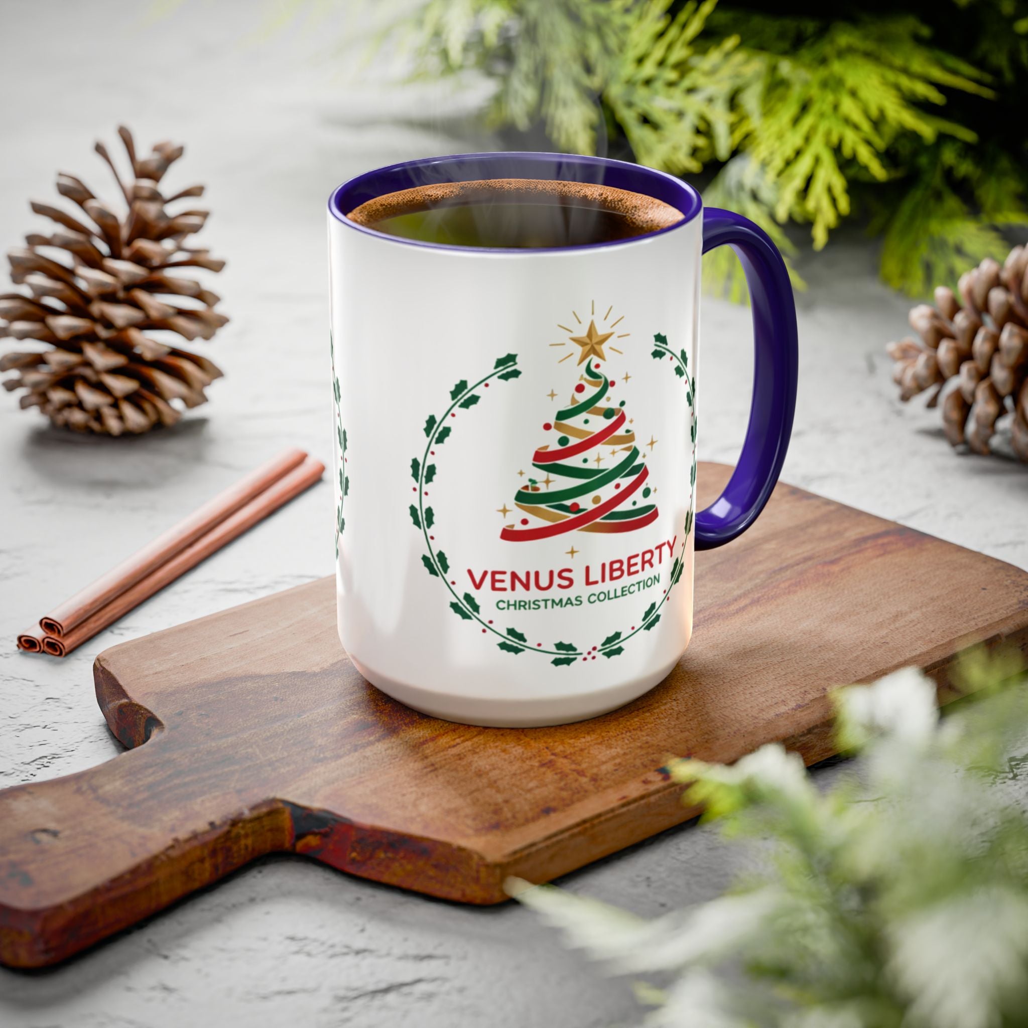 Venus Liberty Christmas Collection Mug