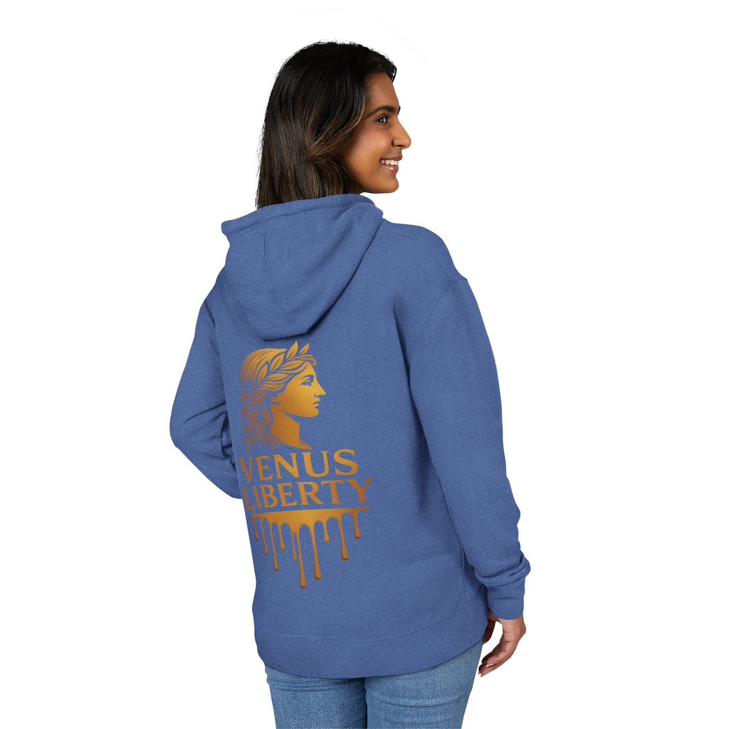 Elegant Women's Hoodie with Venus Liberty Design