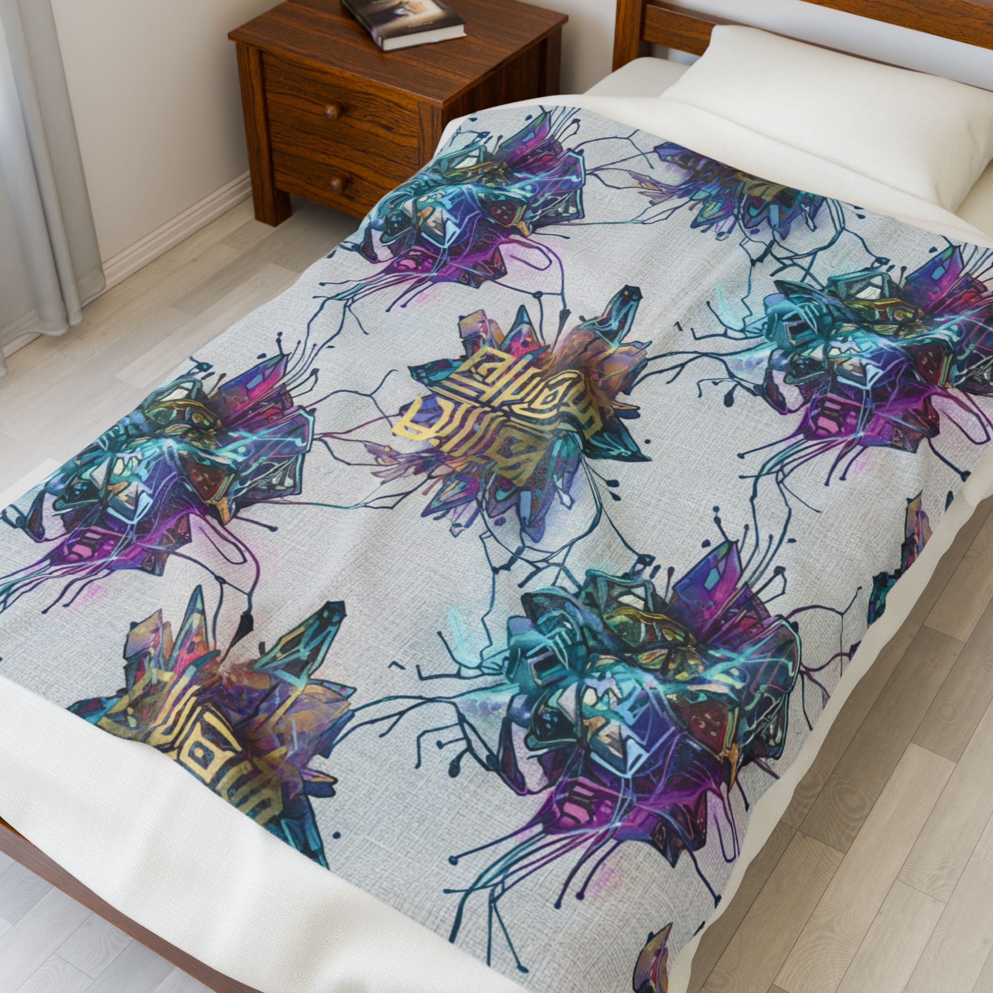 Venus Liberty Luxurious Velveteen Plush Blanket