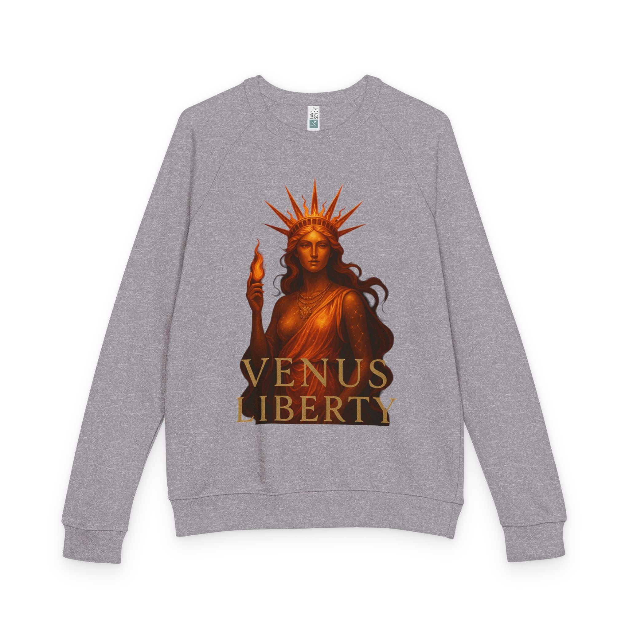 Statue of  Venus Liberty Crewneck Sweatshirt, Cozy Sweatshirt