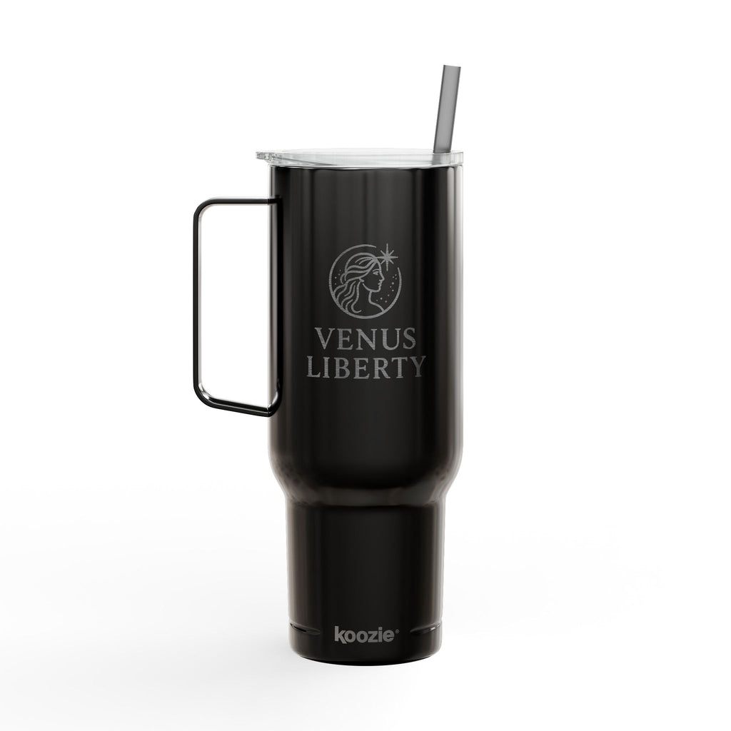 Venus Liberty Insulated Tumbler, 40oz Travel Mug, Personalized Drinkware, Gifts for Her, Outdoor Adventure Cups