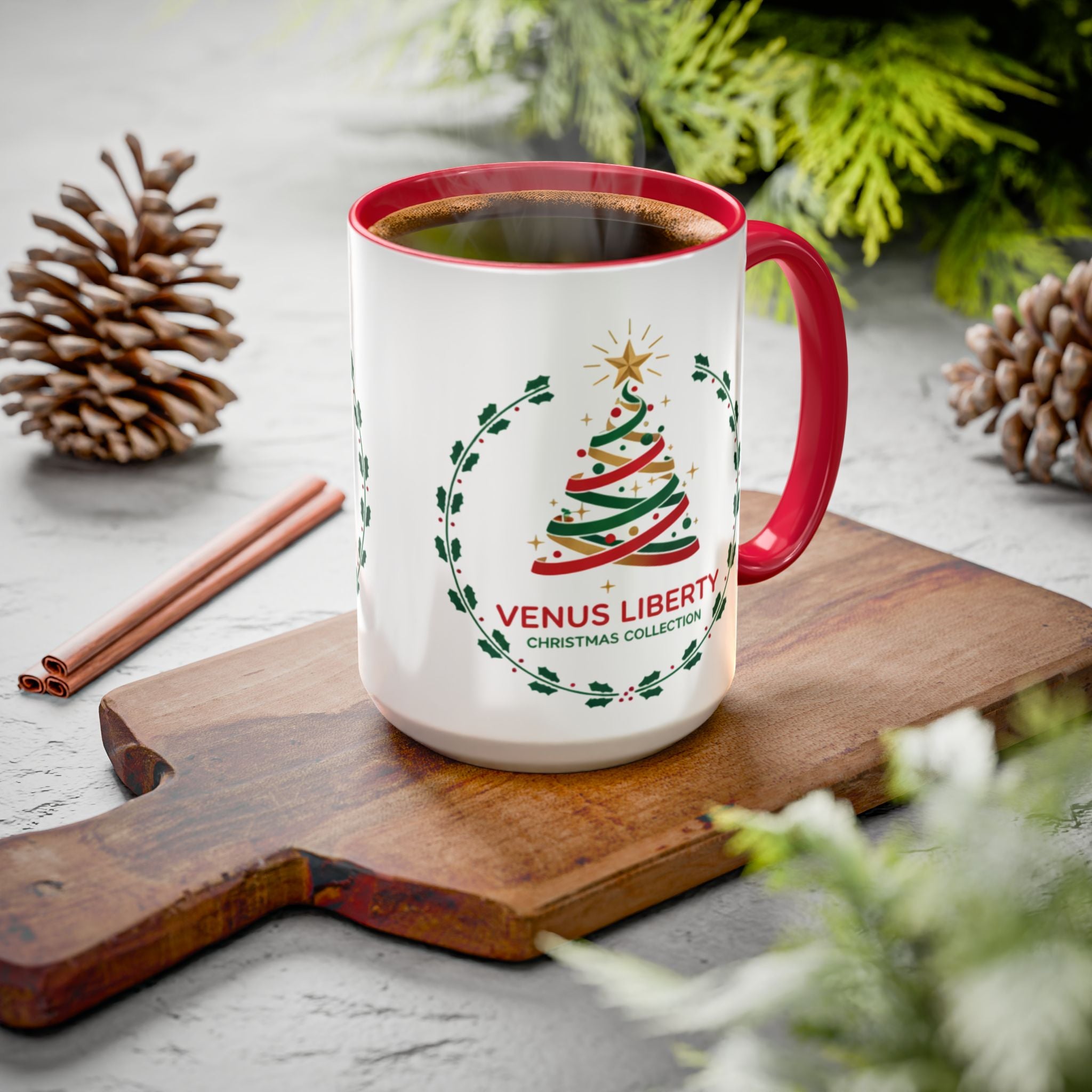 Venus Liberty Christmas Collection Mug