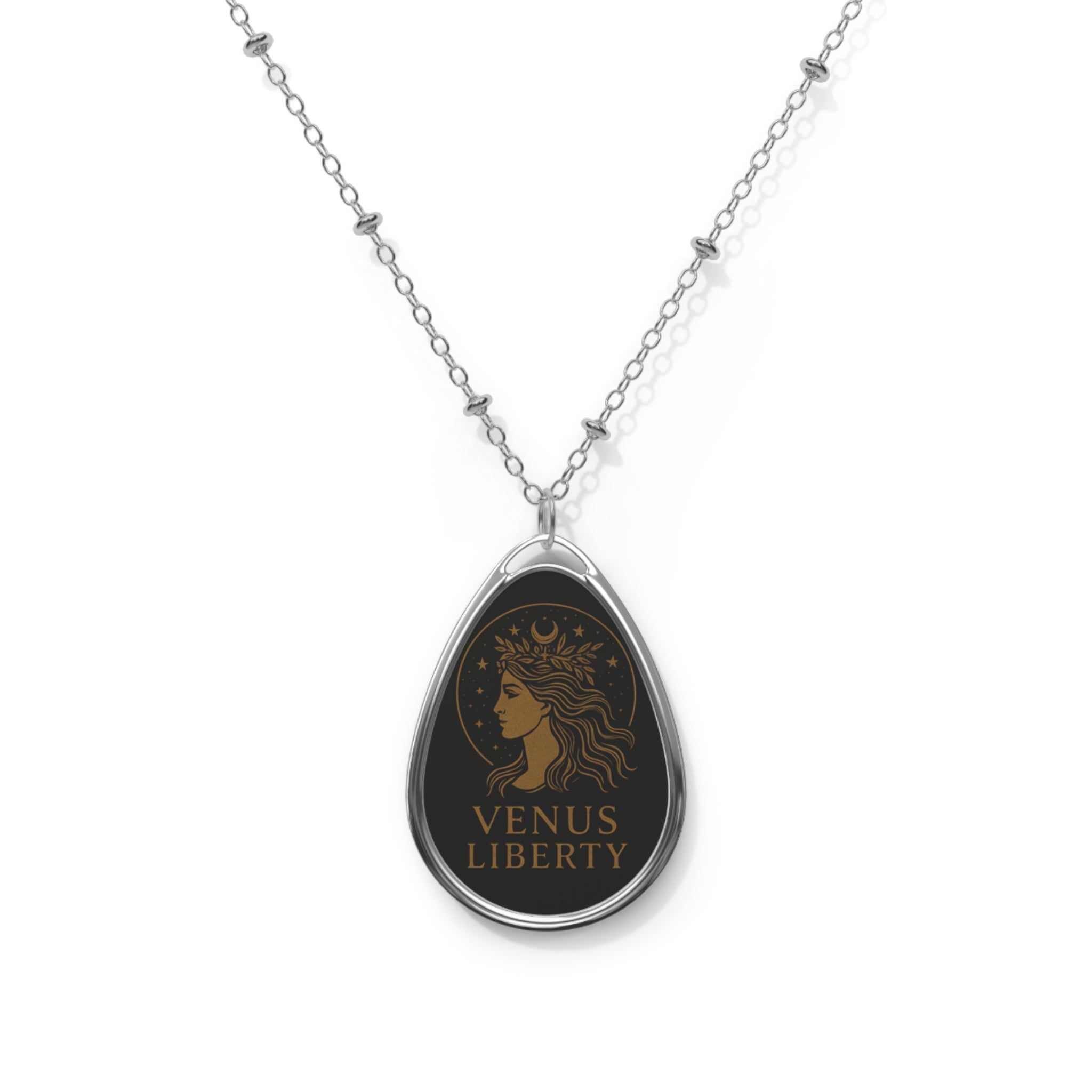 Elegant Venus Liberty Celestial Necklace