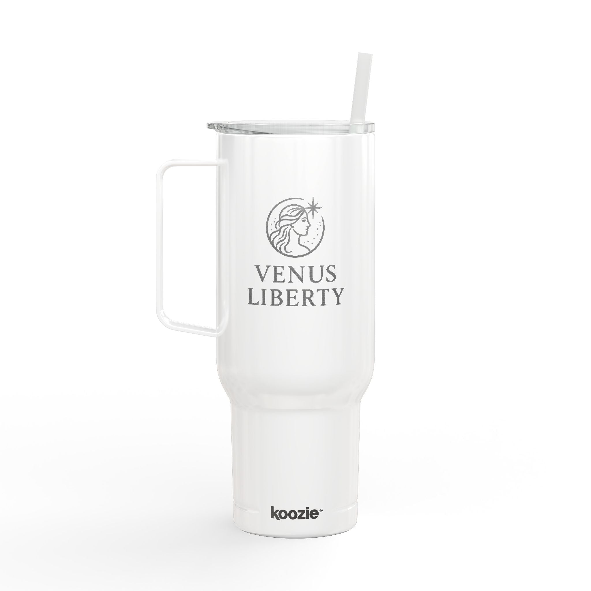 Venus Liberty Insulated Tumbler, 40oz Travel Mug, Personalized Drinkware, Gifts for Her, Outdoor Adventure Cups