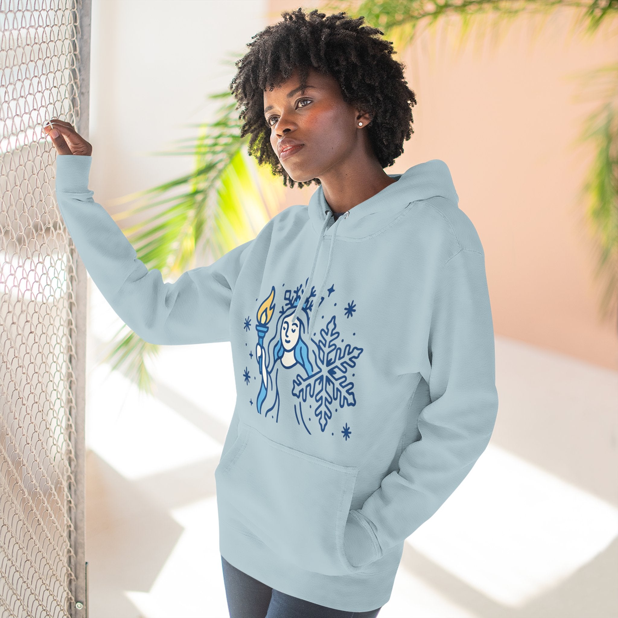 Venus Winter Wonderland Fleece Hoodie