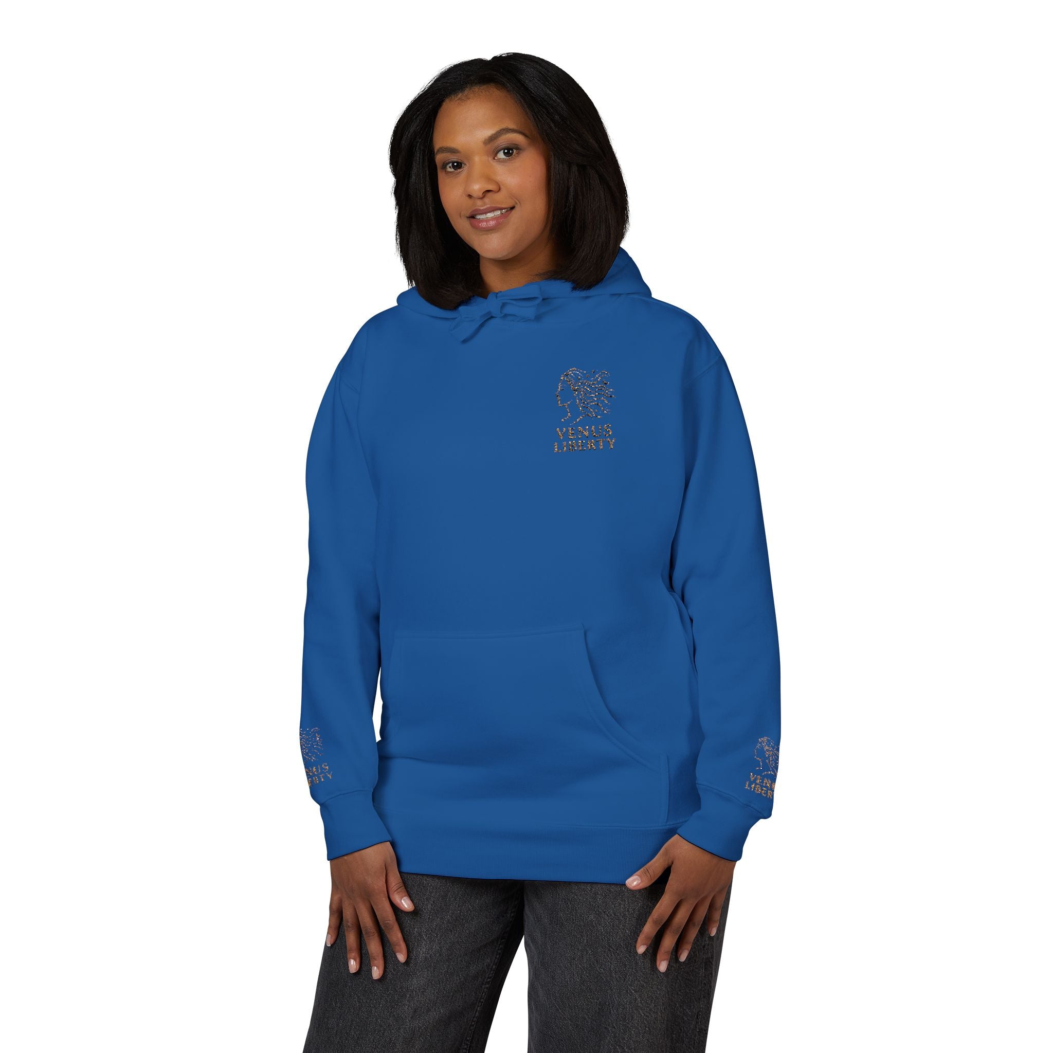 Venus Liberty Cozy Nature-Inspired Winter Fleece Hoodie