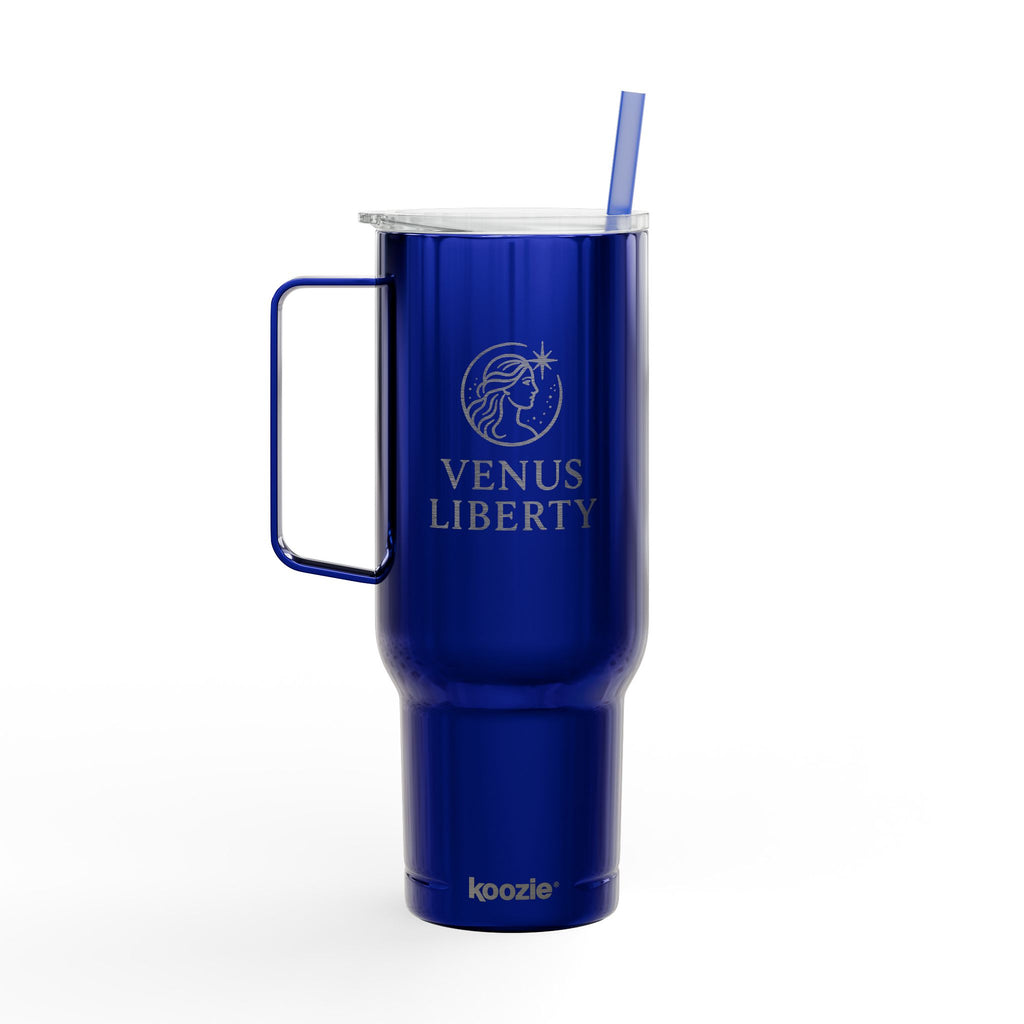 Venus Liberty Insulated Tumbler, 40oz Travel Mug, Personalized Drinkware, Gifts for Her, Outdoor Adventure Cups