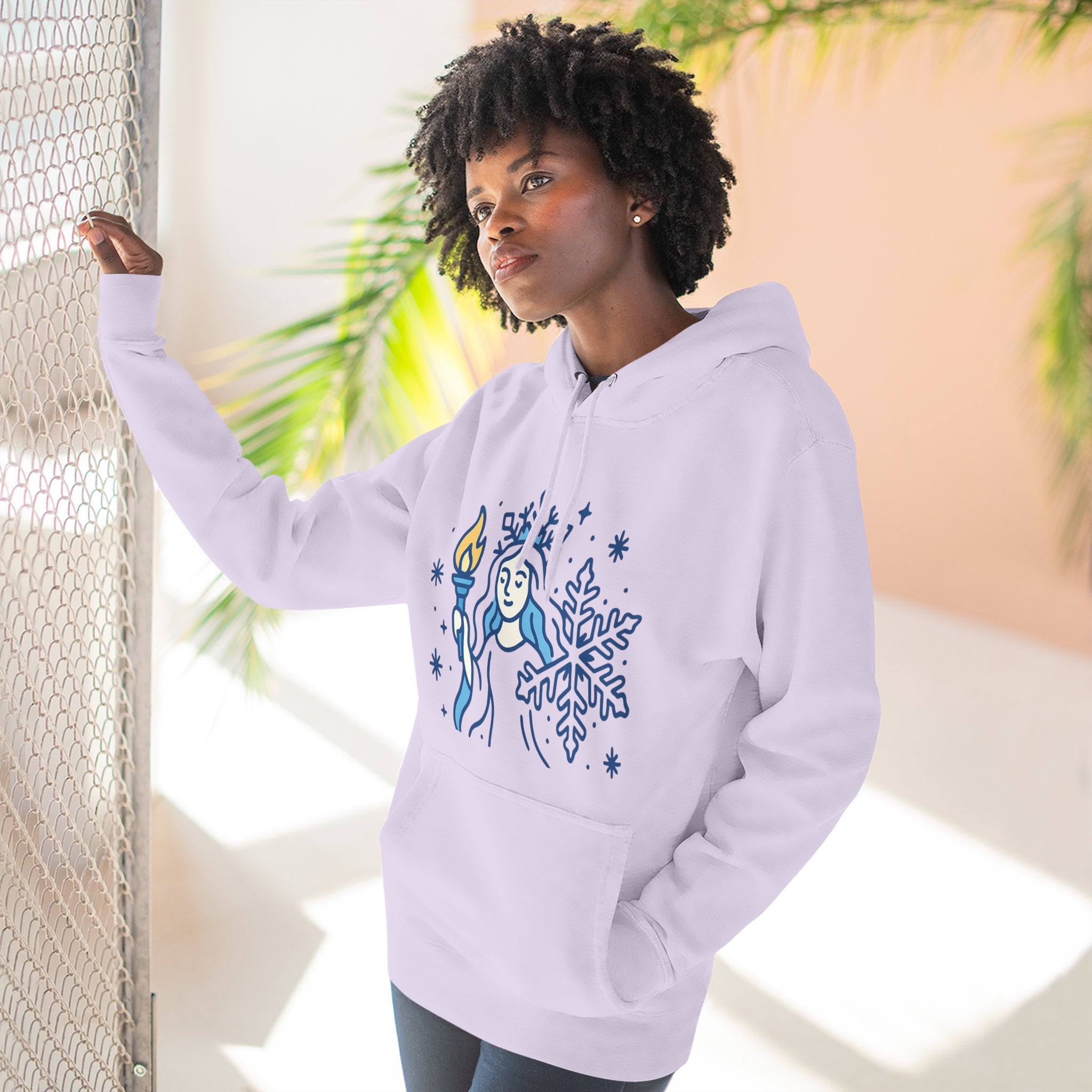 Venus Winter Wonderland Fleece Hoodie