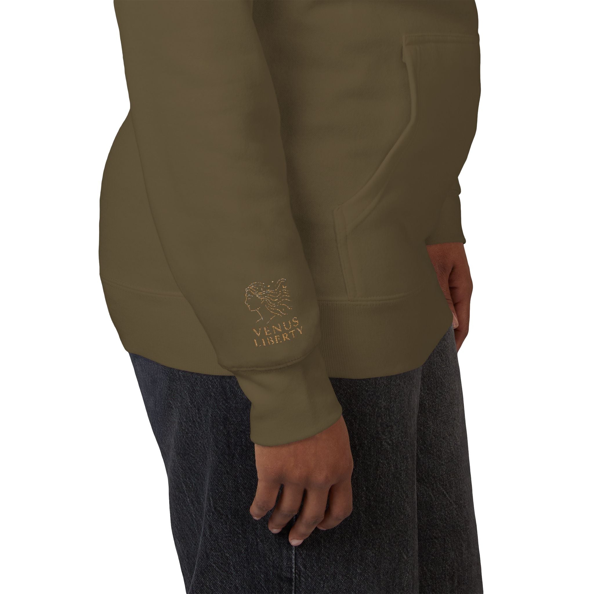 Venus Liberty Cozy Nature-Inspired Winter Fleece Hoodie