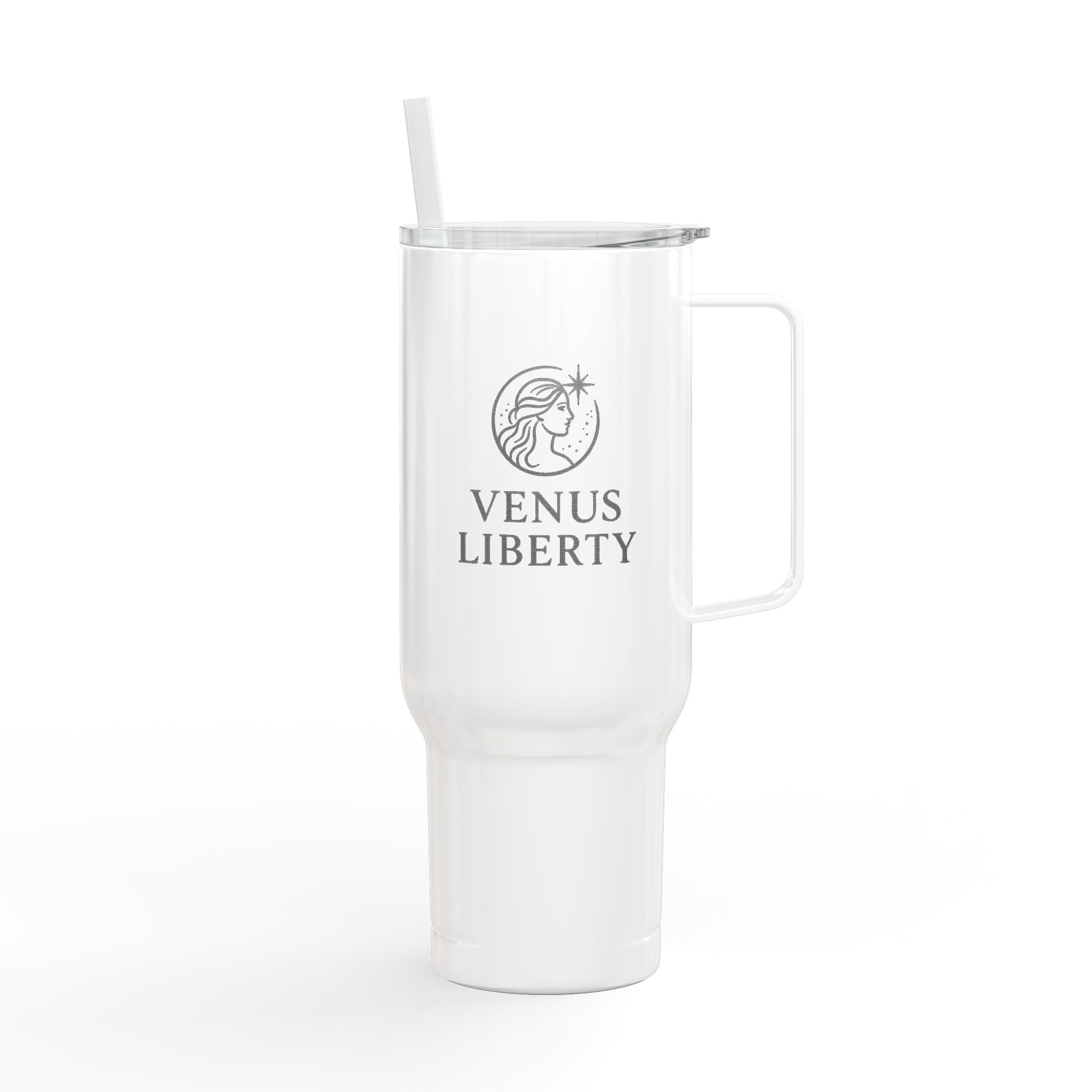Venus Liberty Insulated Tumbler, 40oz Travel Mug, Personalized Drinkware, Gifts for Her, Outdoor Adventure Cups