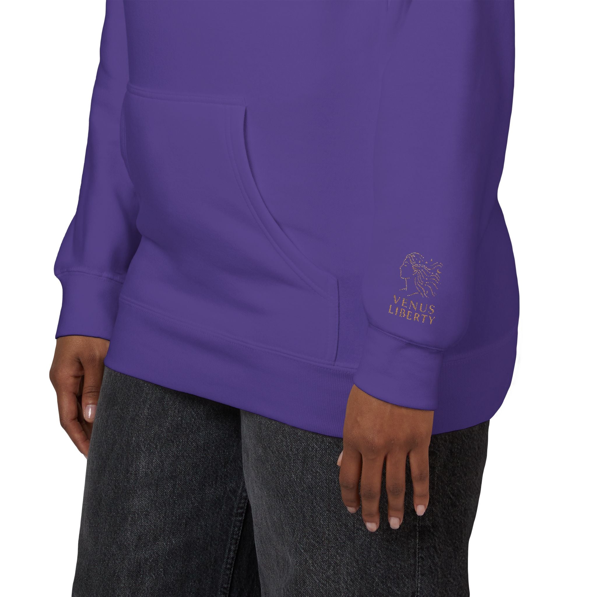 Venus Liberty Cozy Nature-Inspired Winter Fleece Hoodie