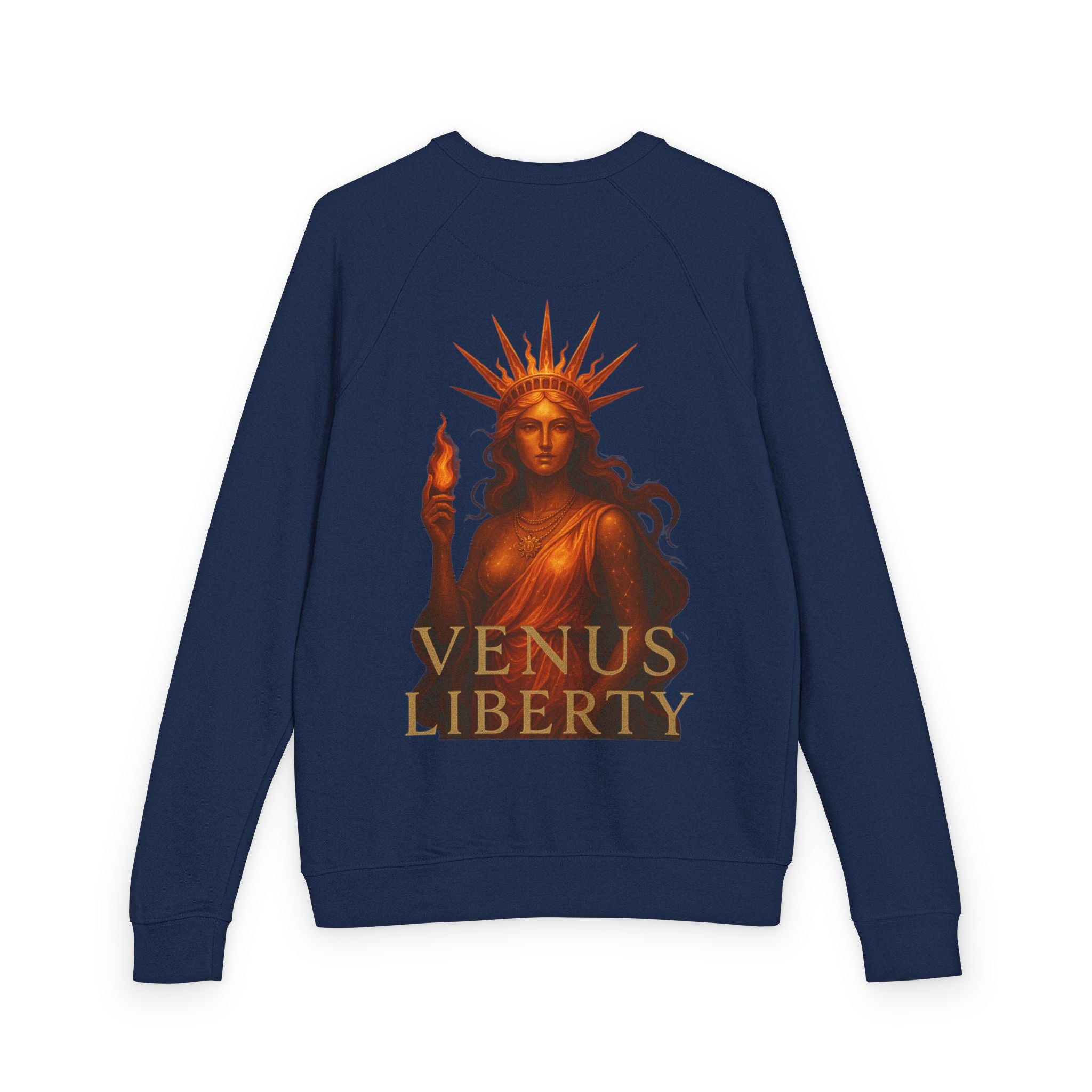 Statue of  Venus Liberty Crewneck Sweatshirt, Cozy Sweatshirt