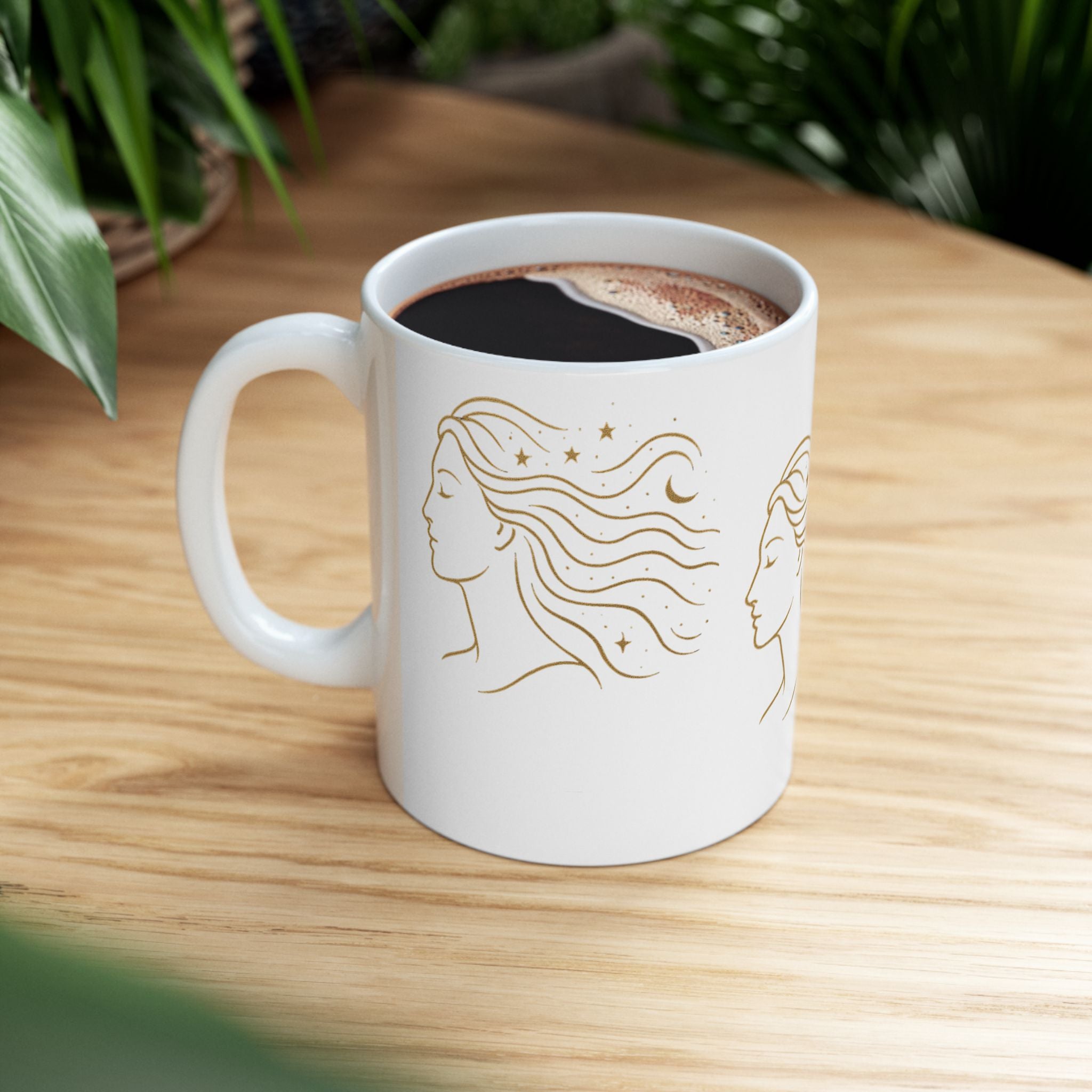 Venus Liberty Celestial Goddess Ceramic Mug
