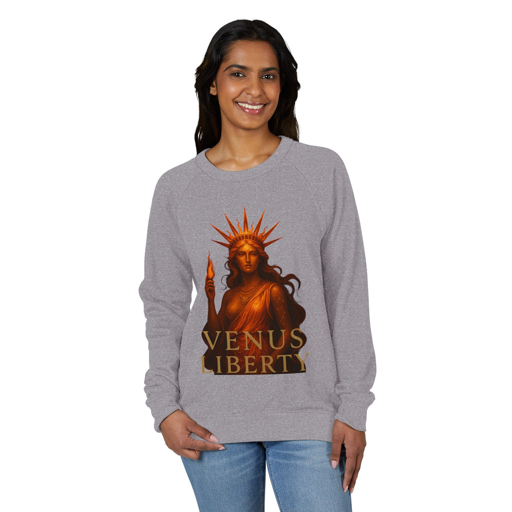 Statue of Venus Liberty Crewneck Sweater