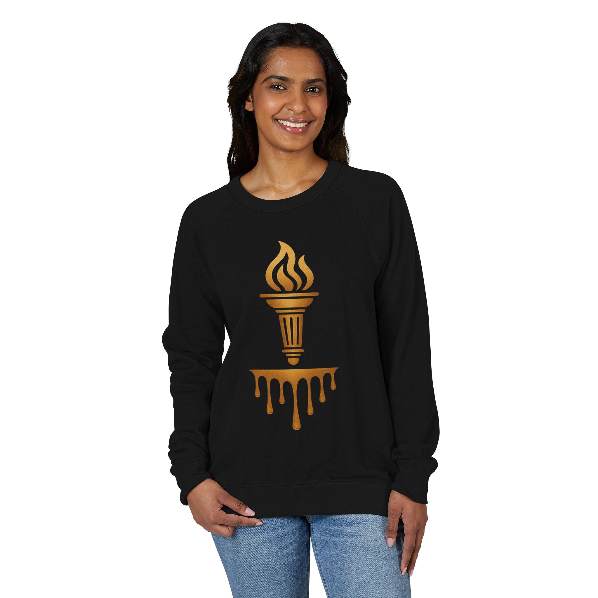 Statue of  Venus Liberty Crewneck Sweatshirt, Cozy Sweatshirt