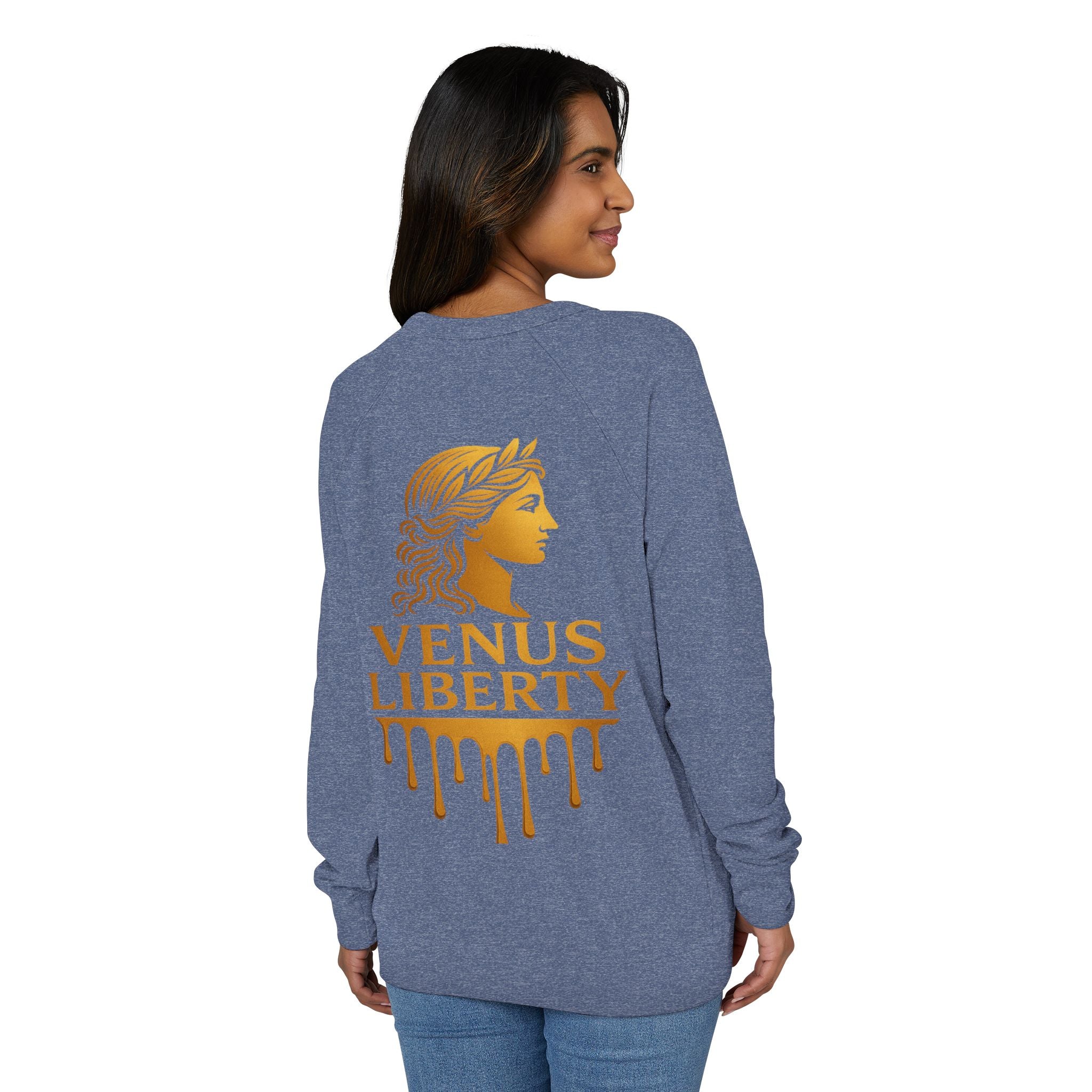 Statue of  Venus Liberty Crewneck Sweatshirt, Cozy Sweatshirt