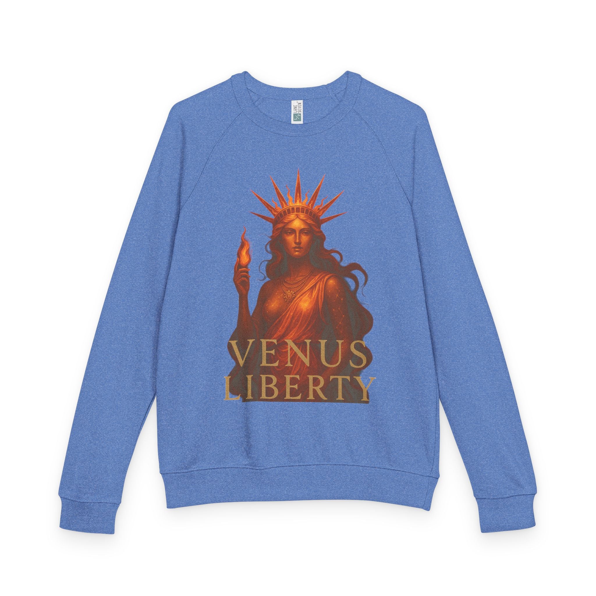 Statue of  Venus Liberty Crewneck Sweatshirt, Cozy Sweatshirt